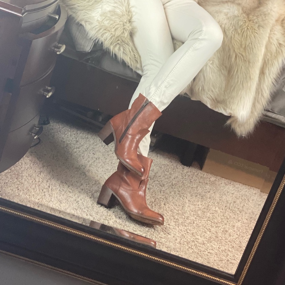 Dolce Vita Leather Ankle Boots, Size 10 - Picture 13 of 14